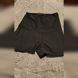 High-Waist Black Women’s Exercise Shorts